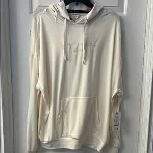 Ted Baker London Cream Hooded Sweatshirt
